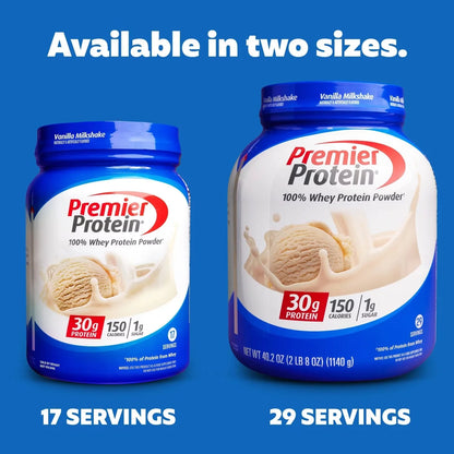 Premier Protein 100% Whey Protein Powder - Vanilla - 40.2oz/29 Servings