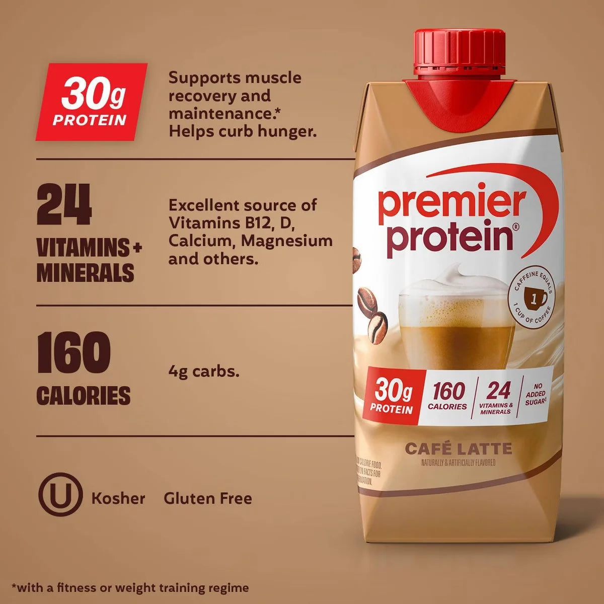 Premier Protein Nutritional Shake  - Café Latte