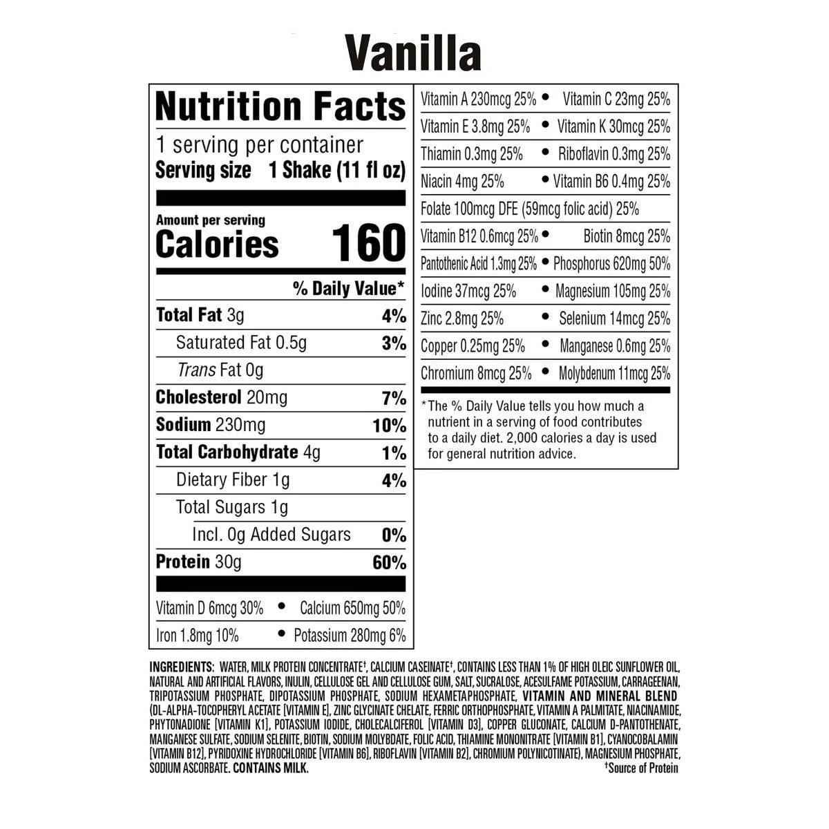 Premier Protein 30g Protein Shake - Vanilla