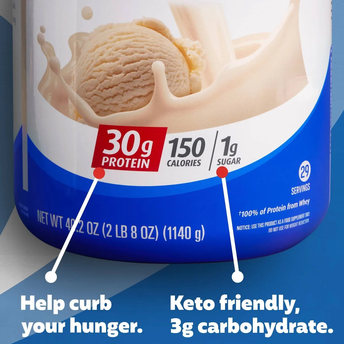 Premier Protein 100% Whey Protein Powder - Vanilla - 40.2oz/29 Servings