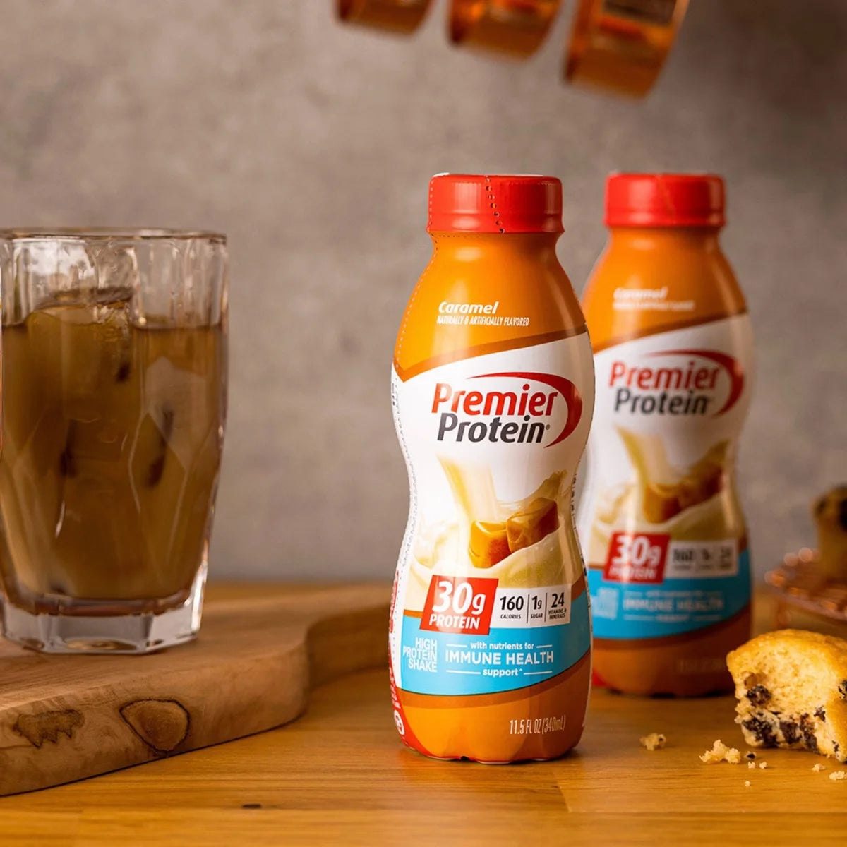 Premier Protein Nutritional Shake Caramel Non-Caffeinated - 11.5oz/12ct
