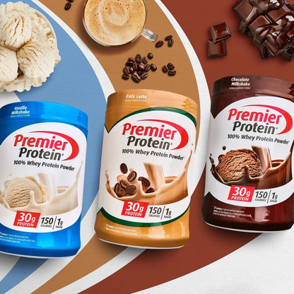 Premier Protein 100% Whey Protein Powder - Chocolate Milkshake - 17 Serve