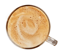 Cup of cafe latte